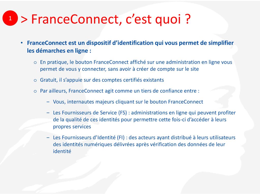 Découvrir FranceConnect - Ppt Télécharger